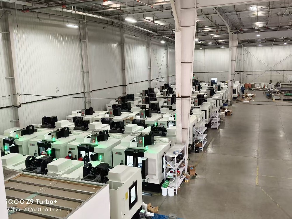 鲁南精工机械公司50台立式加工中心成功交付